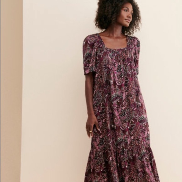 NWT ANTHROPOLOGIE Lisabetta Maxi Dress 1X and XS - Picture 2 of 11